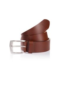 Tom Tailor, Damen, Lederg&uuml;rtel &raquo;TTANDREW&laquo; 4 cm breit, Herreng&uuml;rtel, Jeans und Casual, bis Gr. 120, light brown uni, light brown uni, Tom Tailor Herren