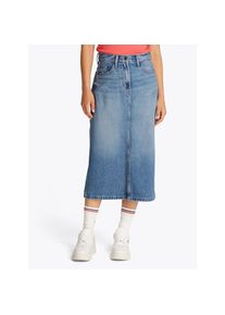 Tommy Jeans , Jeansrock »CLAIRE MIDI SKIRT BI8036«, in Midi-Länge, in blauer Waschung , Denim Light , 33 , 33 , Jeansrock von Tommy Jeans