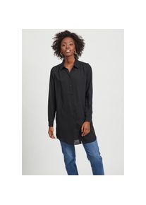 Vila , Longbluse »VILUCY TUNIC«, in Tunikalänge , black , 34 , 34 , Klassische Bluse in langer Form