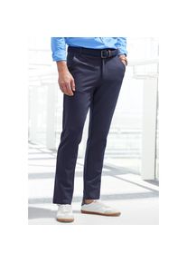 John Devin, Herren, Stretch-Hose &raquo;regular-fit&laquo; bequeme Hose aus elastischer Qualit&auml;t, navy, L&auml;nge 34, 32 -L&auml;nge 34, navy, John Devin Jersey-Stoffhose