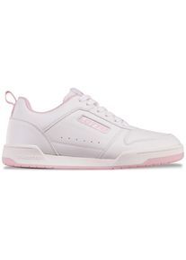 Lotto , Sneaker, - mit wertig eingelassenem Weblogo , WHITE-LAVENDER , 39 , 39 , Cleaner Unisex Sneaker im Retro-Look