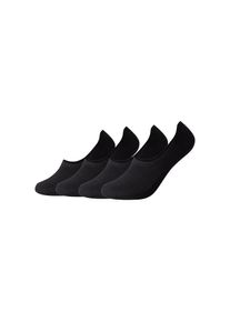 Camano , Füßlinge »comfort«, (4 Paar), mit Silikonstreifen für sicheren Halt , black , 35-38 , 35-38 , Füßlinge von Camano