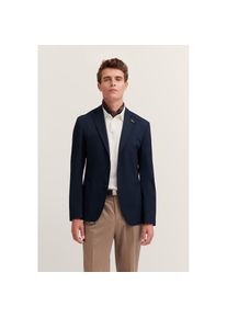 Bugatti, Herren, Sakko mit Reverskragen, 390-marine, 54, 390-marine, Baumwoll-Mix