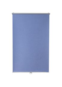 K-home , Springrollo »Anna«, verdunkelnd, energiesparend, ohne Bohren, freihängend , jeansfarben + grau + weiß , 150 cm
