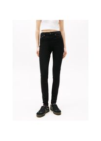 Tommy Jeans, Damen, Skinny-fit-Jeans &raquo;Nora Mid Rise Skinny Fit&laquo; R&ouml;hrenjeans aus Baumwollstretch mit mittlerer Leibh&ouml;he, Denim Black, L&auml;nge 32, 31 -