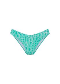 ELBSAND, Damen, Bikini-Hose &raquo;Letra&laquo; mit tollem Wording, mint, N-Gr, 34 -N-Gr, mint, Modischer Allover-Print