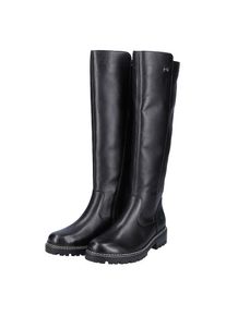 Remonte, Damen, Stiefel , Blockabsatz, Businesschuh, Langschaftstiefel Innenrei&szlig;verschluss, schwarz, 42, schwarz, Stiefel mit wasserabweisender TEX-