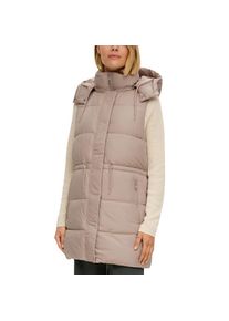 s.Oliver , Steppweste, mit verdecktem Reißverschluss , HELLES BEIGE , 44 , 44 , Steppweste mit Taillenkordel von s.Oliver