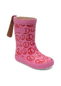 bisgaard , Gummistiefel »fashion Weite: normal«, Matschstiefel mit Print, Größenschablone zum Download , peace on earth pinky , 32 , 32 ,...