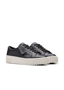 Clarks , Schnürschuh »Mayhill Walk«, Sneaker, Plateausneaker mit modischer Laufsohle , Black Leather , 37 , 37 , Sneaker mit Schnürverschluss für...