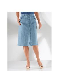 Casual Looks , Damen , Jeansrock , blue-bleached , 25 , 25 , Rock in Jeans-Optik