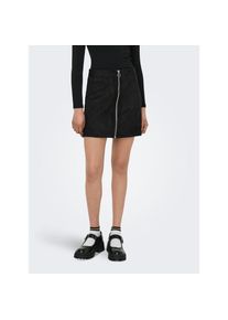 Only , Minirock »ONLRITA FAUX SUEDE LIFE ZIP SKIRT OTW« , Black , S (36) , S (36) , Minirock von Only aus Wildlederimitat