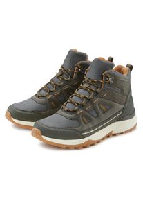 John Devin , Schnürboots, Stiefel, Stiefelette, Wanderschuh, Outdoorstiefel VEGAN , olivfarben , 46 , 46 , Sportliche Outdoor-Boots