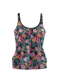 Venice Beach, Damen, Oversize-Tankini-Top &raquo;Summer&laquo; mit verstellbaren Tr&auml;gern, schwarz bedruckt, N-Gr, 44 -N-Gr, schwarz bedruckt, Mix-Kini zum mixen 