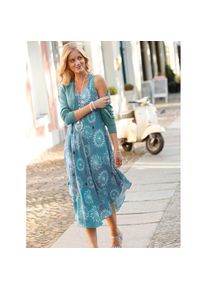 Inspirationen , Druckkleid »Kleid« , ozean-graphit-bedruckt , Normalgrößen , 46 -Normalgrößen , 46 , reine Viskose