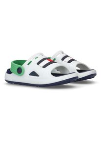 Tommy Hilfiger , Badesandale, Badeschuh, Wassersandale, Clog mit schwenkbarem Fersenriemen , weiß-grün-blau , 29 , 29 , Leichte Sandale von TOMMY...