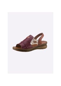 Casual Looks , Sandalette , burgund , 38 , 38 , Weite G