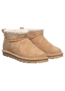 Bearpaw , Winterboots »Alyssa«, Schlupfstiefel, Winterstiefel mit Lammwolle , hellbraun , 36 , 36 , Trendiger Schlupfboots in shorty Schafthöhe