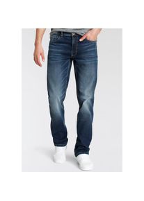 AJC, Herren, Straight-Jeans gerade geschnitten, Used-Look-Waschung, niedrige Leibh&ouml;he, dark blue, L&auml;nge 30, 31 -L&auml;nge 30, dark blue, Niedrige Leibh&ouml;he
