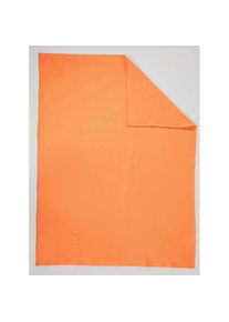 Biederlack , Wohndecke , terrakotta , 58% Baumwolle, 35% Polyacryl, 7% Polyester , B/L: 100 cm x 150 cm