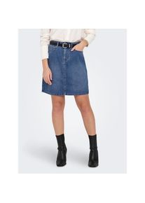 Only , Jeansrock »ONLWONDER HW DNM SKIRT PIM NOOS« , Medium Blue Denim , XL (42) , XL (42) , Kurzer Jeansrock von Only