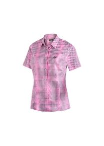 Maier Sports , Funktionsbluse »Philina«, Karierte Kurzarm-Bluse für Wandern, Reisen und Freizeit , rosa , 46 , 46 , Karierte Kurzarm-Bluse für...