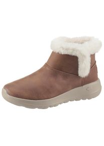 Skechers , Winterstiefelette »ON-THE-GO JOY ENDEAVOR«, mit 3M Scotchgard-Imprägnierung , hellbraun , 41 , 41 , Modische Stiefelette zum Schlupfen