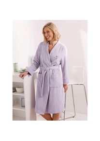 feel good , Damenbademantel , flieder , 100% Baumwolle , 52/54