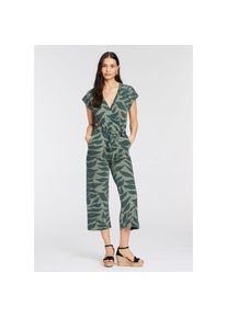HECHTER PARIS , Culotte-Overall, mit Wickelteil , grün-gemustert , N-Gr , 46 -N-Gr , 46 , Sommerlicher Overall von HECHTER PARIS