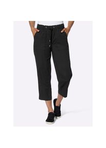 Casual Looks , 7/8-Hose , schwarz , Kurzgrößen , 21 -Kurzgrößen , 21 , Baumwoll-Qualität