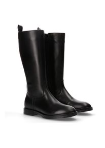 Tommy Hilfiger , Stiefel, Langschaftstiefel, Festtagsschuh im Reiterstiefel-Look , schwarz , 39 , 39 , Eleganter Stiefel von Tommy Hilfiger im...