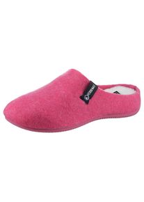 VERBENAS , Pantoffel »York Fieltro«, Hausschuh, Homeslipper, Clog mit Warmfutter-Innensohle , pink , 41 , 41 , Klassischer Hausschuh zum Schlupfen