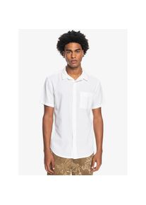 Quiksilver , Kurzarmhemd »Time Box« , White , US-Größen , L -US-Größen , L , Stoff: Popeline-Baumwollstoff