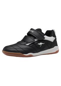 Kangaroos , Sneaker »Backyard 2.0 V«, Indoorschuh, Hallenschuh , jet black/white , 27 , 27 , Vielseitiger Sneaker von Kangaroos mit Klettverschluss