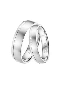 DOOSTI, Damen, Trauring &raquo;Schmuck Geschenk Edelstahl Trauring Ehering Partnerring LIEBE&laquo; Made in Germany, wahlweise mit oder ohne Zirkonia, 
