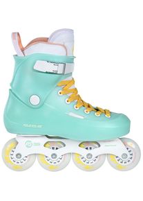 Powerslide , Inlineskates »Zoom Baby Blue 80« , blau/gelb/weiß