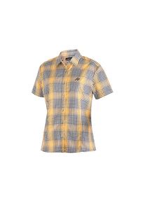 Maier Sports , Funktionsbluse »Philina«, Karierte Kurzarm-Bluse für Wandern, Reisen und Freizeit , hellorange , 44 , 44 , Karierte Kurzarm-Bluse...