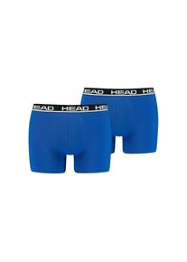 Head , Boxershorts »BASIC BOXER 2P«, (2er Pack), mit elastischem Logobund , Blue / Black , XXL , XXL , Komfortabler Bund