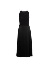 BOSS Orange , Strickkleid »Fawrence Premium Damenmode«, Midi-Länge, im Materialmix , Black 001 , N-Gr , M (38) -N-Gr , M (38) , Kleid von BOSS...