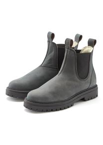 ELBSAND , Stiefelette, aus Leder im klassischen Chelsea-Look, Stiefel, Boots, Winterstiefel , anthrazit , 40 , 40 , Stiefelette aus hochwertigem...