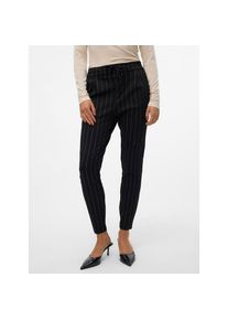Véro Moda Vero Moda , Jogger Pants »VMEVA MR LOOSE STRING PANT GA NOOS« hinten mit elastischem Bündchen , Black Stripes:SNOW WHITE PINSTRIPE , Länge 32 , XL...