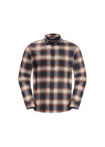 Jack Wolfskin, Herren, Flanellhemd &raquo;WANDERWEG SHIRT M&laquo;, dark-navy, Normalgr&ouml;&szlig;en, S (48) -Normalgr&ouml;&szlig;en, dark-navy, Flanellhemd