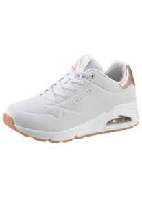 Skechers , Slip-On Sneaker »UNO SHIMMER AWAY« Slipper, Freizeitschuh, Plateausneaker mit modischem Keilabsatz , weiß , 36 , 36 , Modischer...
