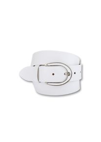 Bernd G&ouml;tz BERND G&Ouml;TZ, Damen, Lederg&uuml;rtel mit schmaler Dornschlie&szlig;e, weiss, weiss, Damenlederg&uuml;rtel von Bernd G&ouml;tz