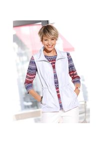 Classic Basics , Damen , Kurzweste , weiß , 44 , 44 , Tunnelzug zur Weitenregulierung