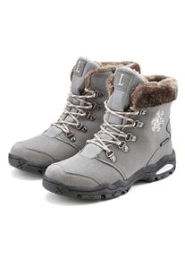Lascana, Damen, Winterstiefelette &raquo;Winterboots, Outdoorstiefelette, Stiefel, Stiefelette&laquo; mit wind-& wasserabweisender Tex-Membran, anthrazit, 38, 