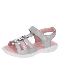 Ricosta , Sandale »Cleo WMS: mittel«, Sommerschuh, Klettschuh, Sandalette, mit Klettverschlüssen , hellgrau-glitzer , 29 , 29 , Modische Sandale...