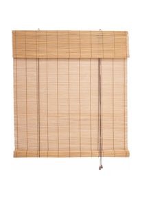 Liedeco, Seitenzugrollo &raquo;Bambus&laquo; Lichtschutz Bambusrollo, kirschholzfarben, Obermaterial: 100% Bambus, 160 cm, kirschholzfarben