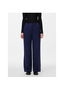 Pieces , Damen , Anzughose »PCKAMIL HW WIDE PANT NOOS« , Maritime Blue , Länge 30 , XS (34) -Länge 30 , XS (34) , Modische Hose von Pieces