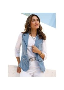 Classic Basics , Damen , Jeansweste , blue-bleached , 42 , 42 , weicher Denim